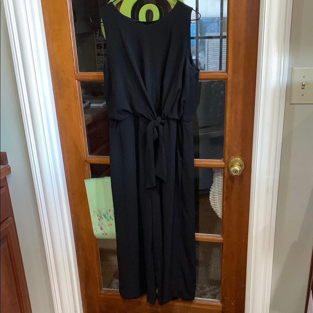Black Halter Maxi Jumpsuit for Night Out